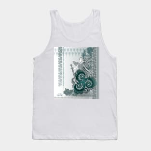 Celtic fairy holding sword Tank Top